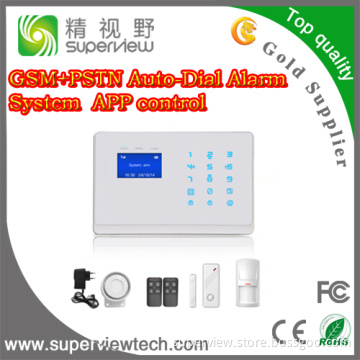 Home GSM+PSTN Auto-Dial Alarm System with APP Control (SV-007M2)